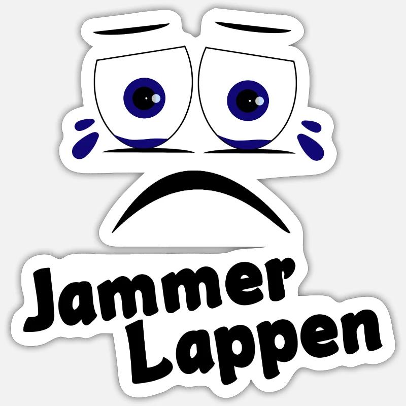 Jammer Rag Sticker size S (10 x 10 cm)
