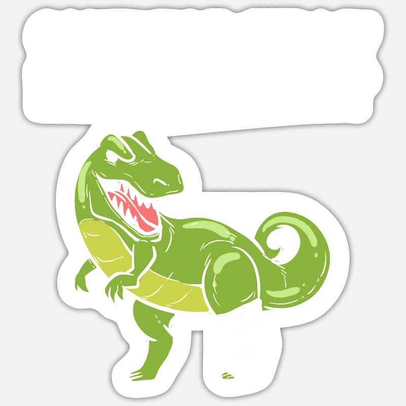 Jambe cassée - Sticker taille S (10 x 10 cm) - blanc mat