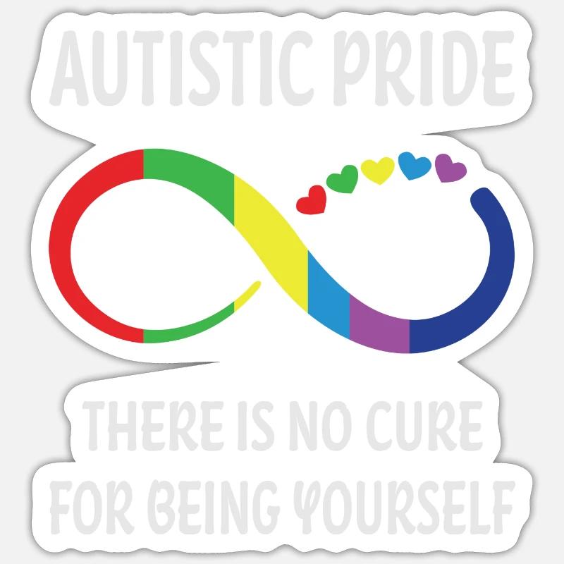 Autisme Sticker taille S (10 x 10 cm)