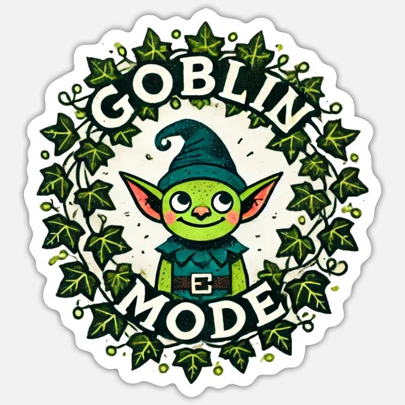 Goblin Mode Sticker size S (10 x 10 cm)