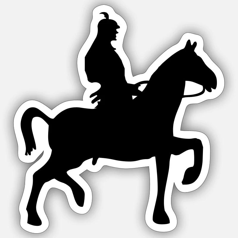 Samurai Rider Sticker size S (10 x 10 cm)