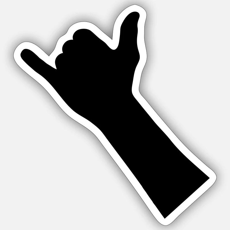 hand Sticker size S (10 x 10 cm)