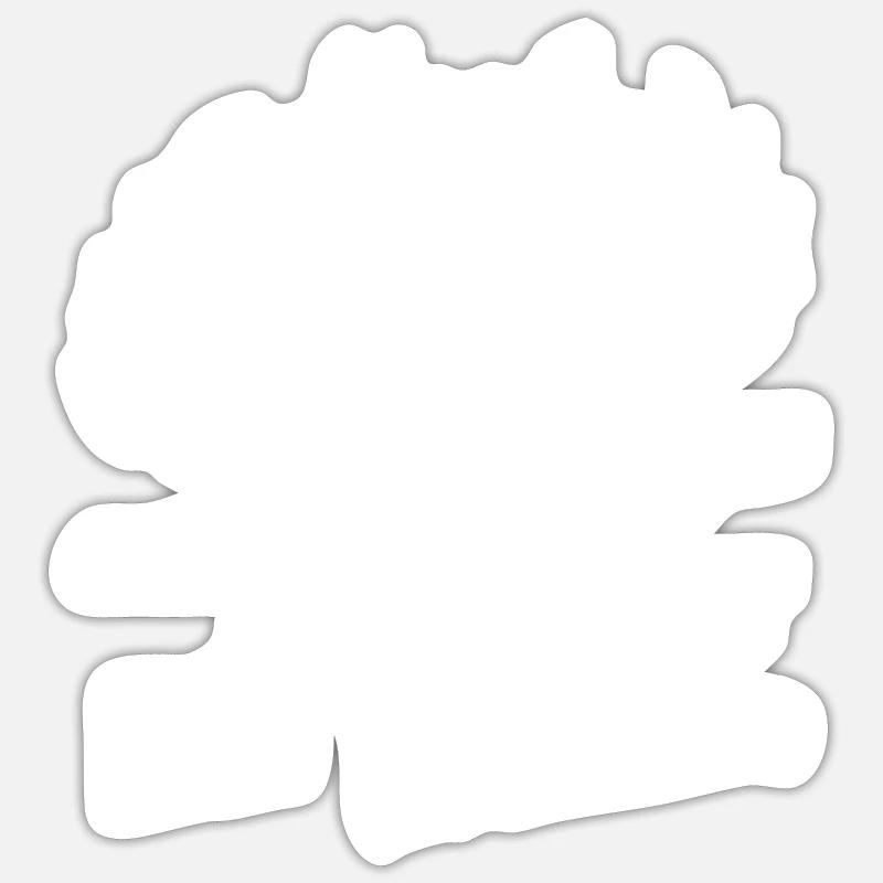 Ich bin der Anführer Sticker Größe S (10 x 10 cm)