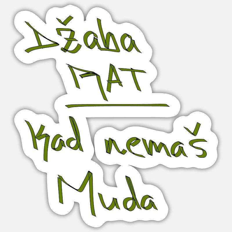Dzaba Rat Sticker Größe S (10 x 10 cm)