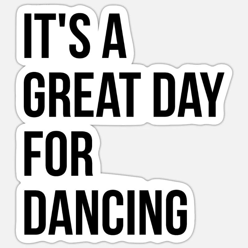 Dancing Sticker size S (10 x 10 cm)