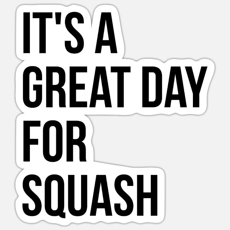 Squash Sticker size S (10 x 10 cm)