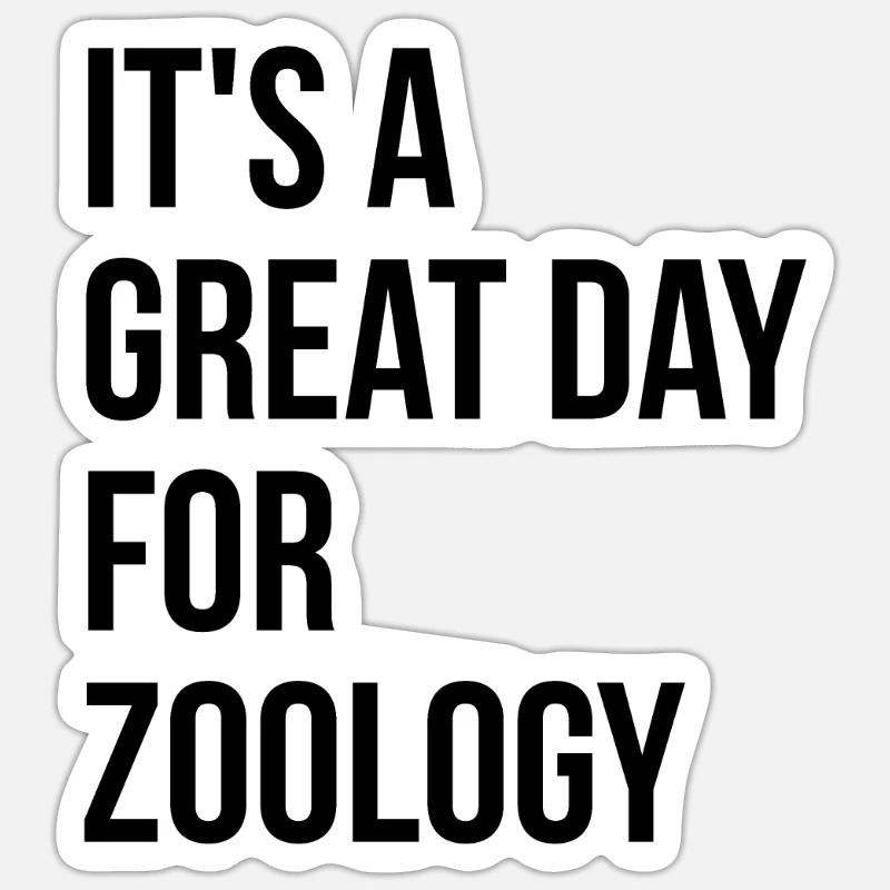 Zoology - Sticker size S (10 x 10 cm) - white matte