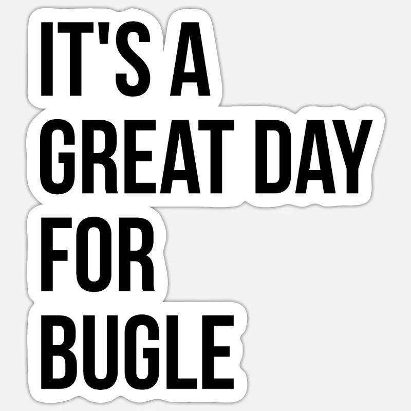 Bugle Sticker size S (10 x 10 cm)