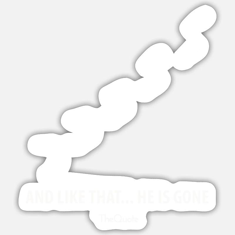 Die üblichen Verdächtigen - Sticker Größe S (10 x 10 cm) - Mattweiß