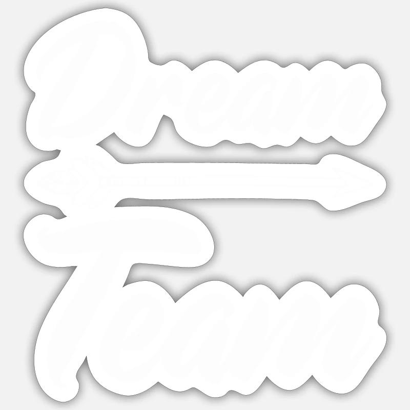 Équipe de rêve Sticker taille S (10 x 10 cm)