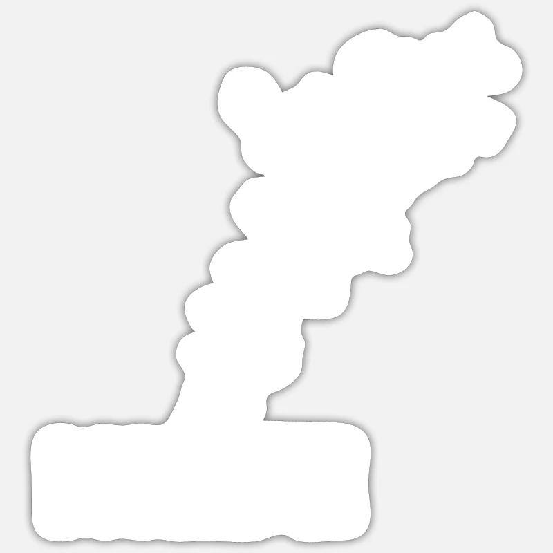 Hilde - Sticker Größe S (10 x 10 cm) - Mattweiß