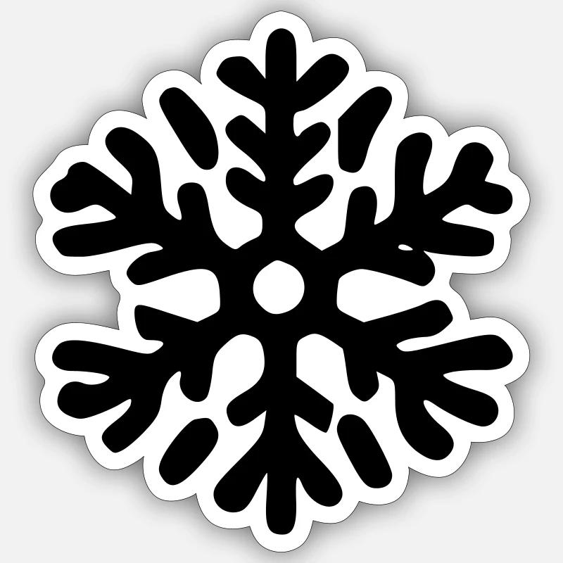 Flake Sticker size S (10 x 10 cm)