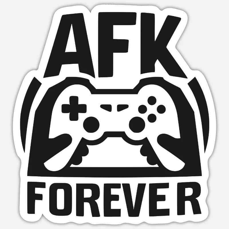 AFK Forever Sticker size S (10 x 10 cm)