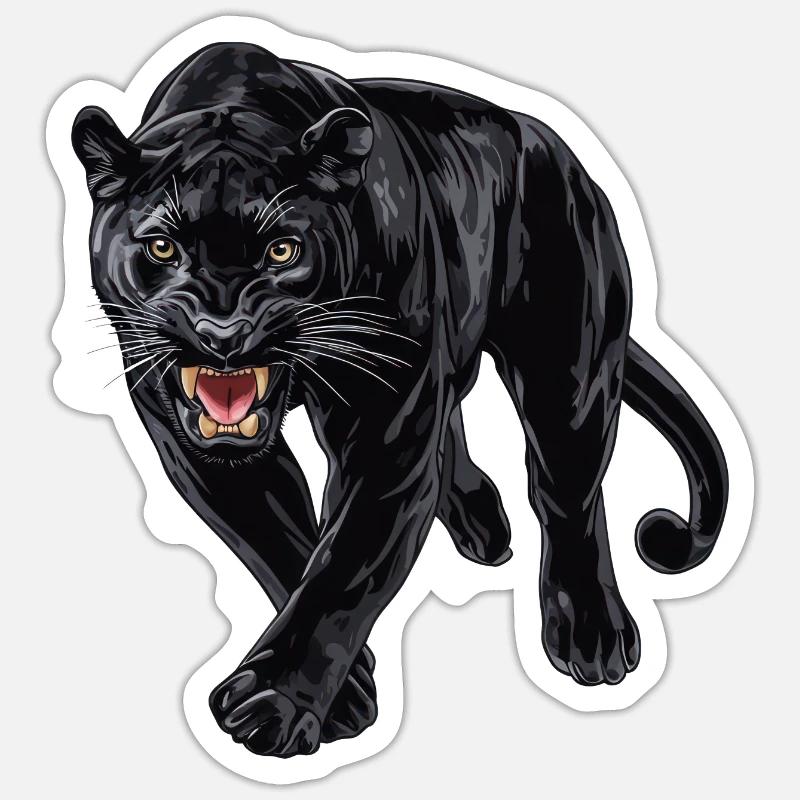 Panthère Sticker taille S (10 x 10 cm)