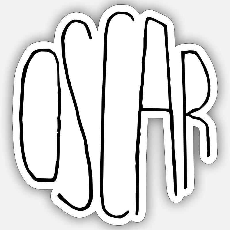 Oscar Sticker size S (10 x 10 cm)