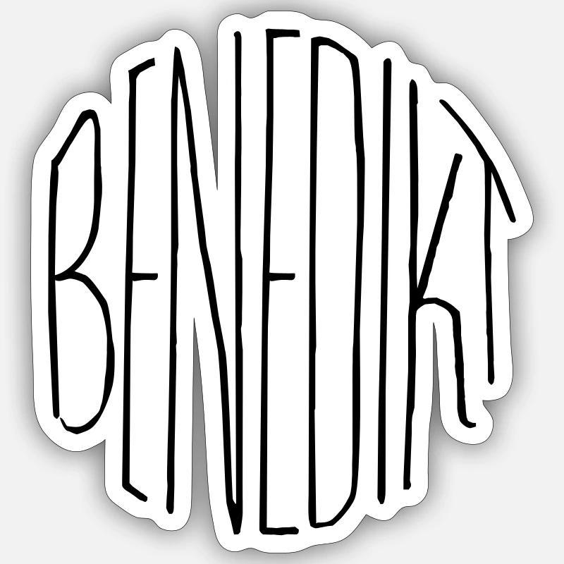 Benedikt Sticker taille S (10 x 10 cm)