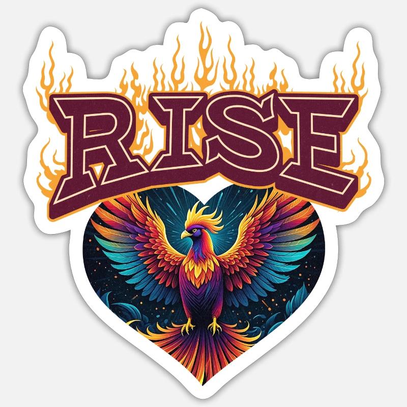 Phönix Sticker Größe S (10 x 10 cm)