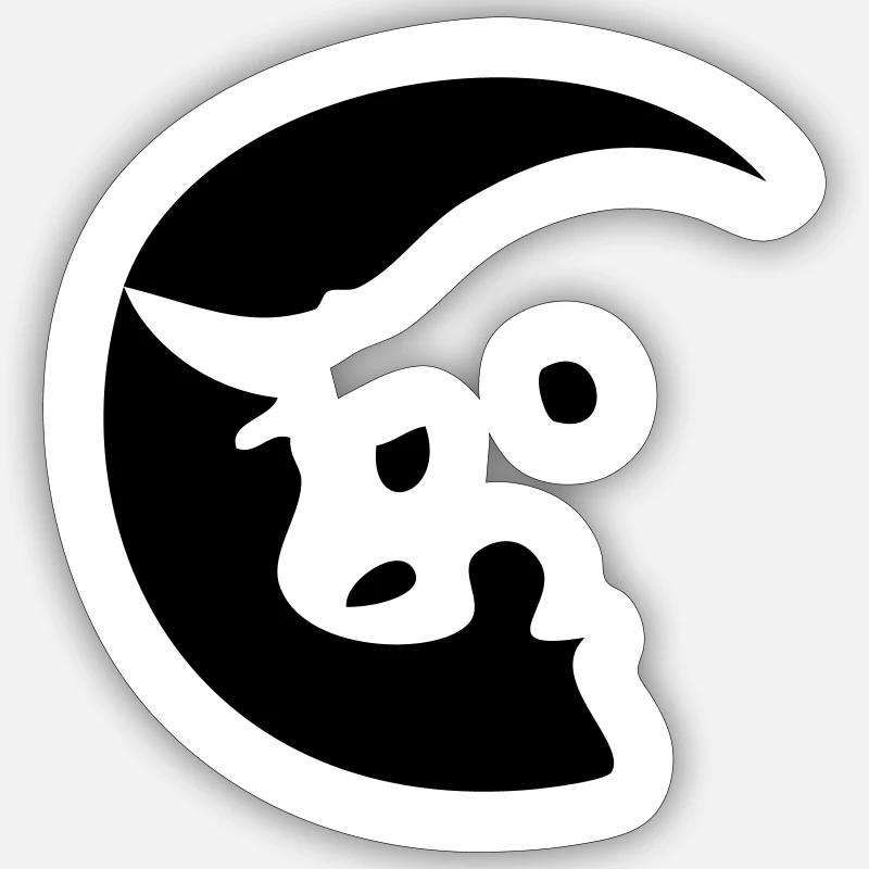 Sternbild Stier Sticker Größe S (10 x 10 cm)