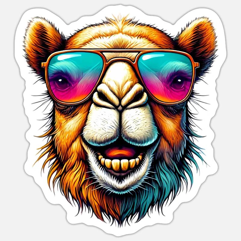 Camel Sticker size S (10 x 10 cm)