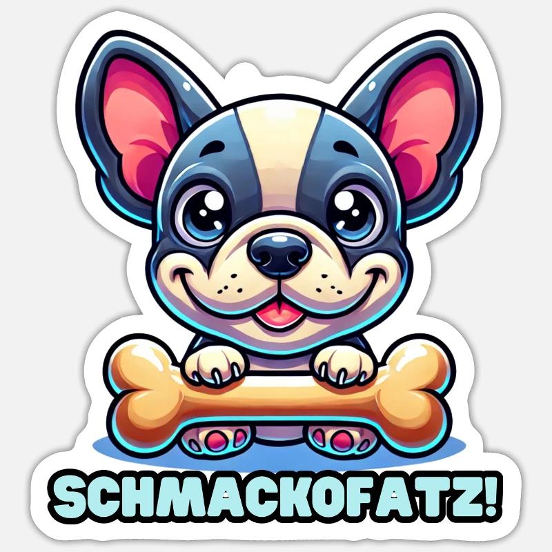 Schmackofatz 2 Sticker taille S (10 x 10 cm)