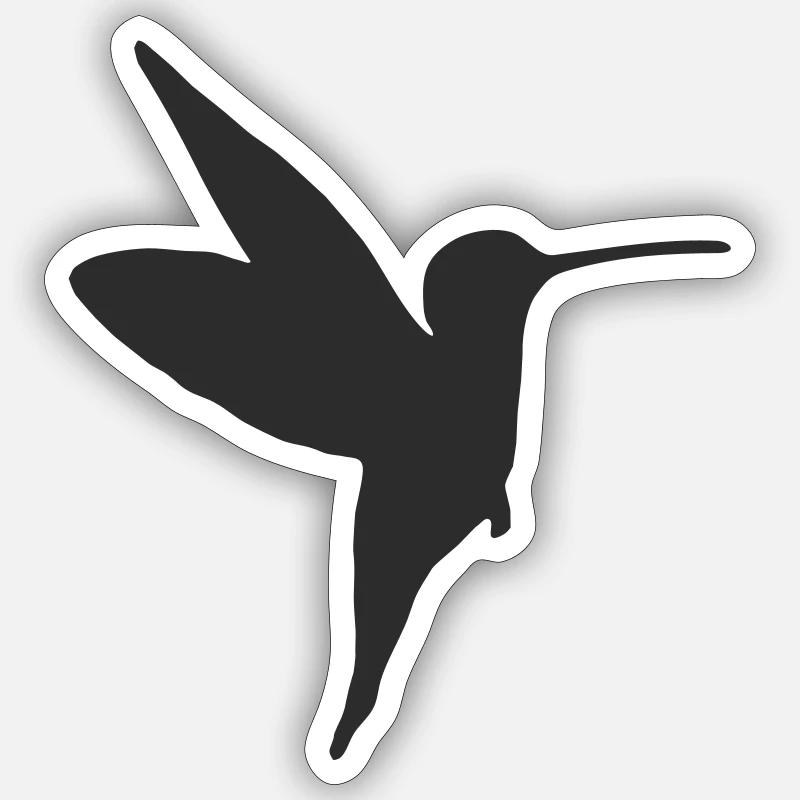 Kolibri Sticker Größe S (10 x 10 cm)