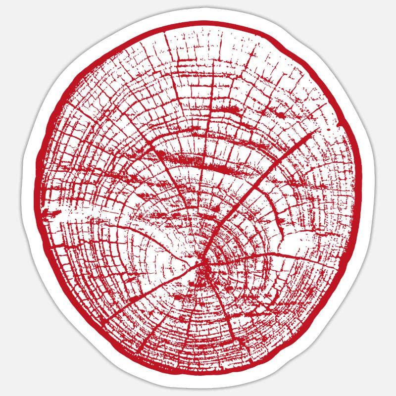 Punainen Sticker Größe S (10 x 10 cm)