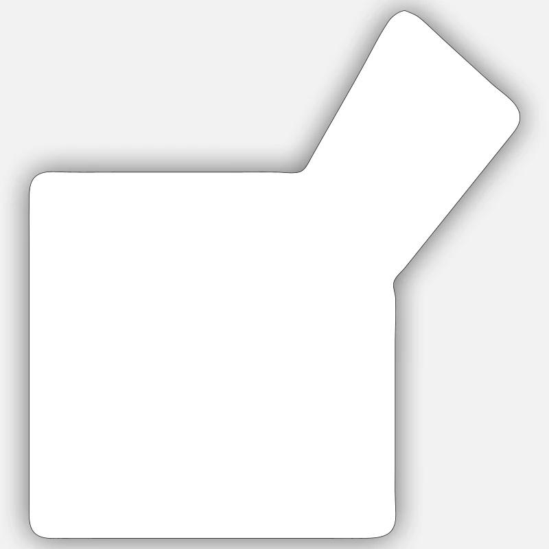 Tick Select Tick Symbol - Sticker size S (10 x 10 cm) - white matte