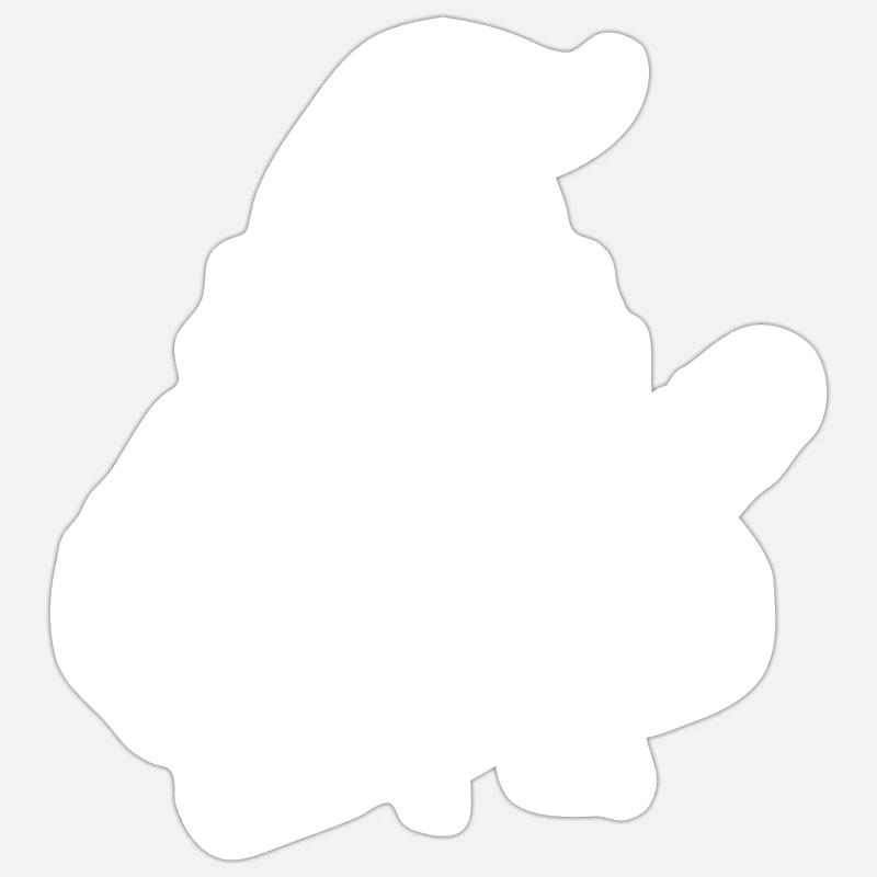 Bûcheron Sticker taille S (10 x 10 cm)