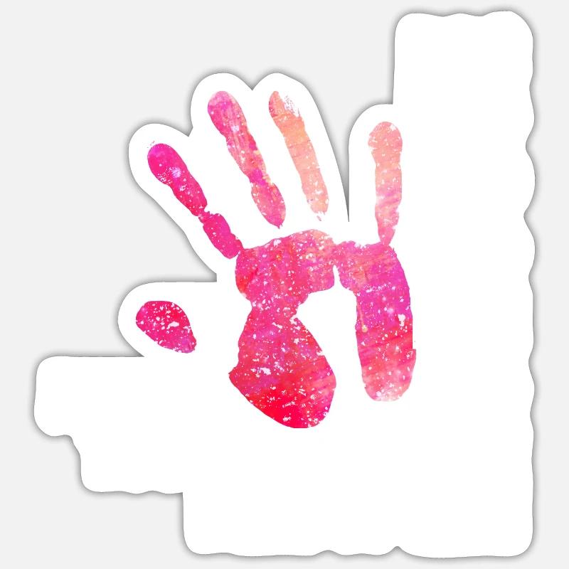 Lacrosse Feel it Touch it Play it Sticker size S (10 x 10 cm)