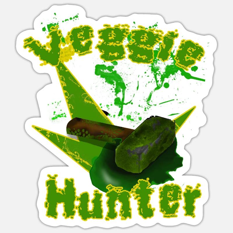 Veggie hunter Sticker size S (10 x 10 cm)