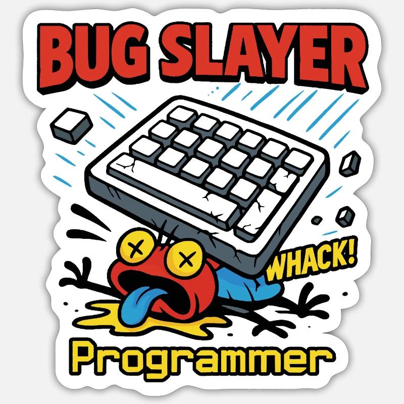 Bug Slayer Sticker taille S (10 x 10 cm)