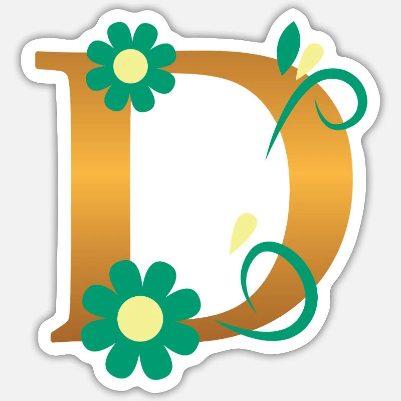 D - Sticker size S (10 x 10 cm) - white matte