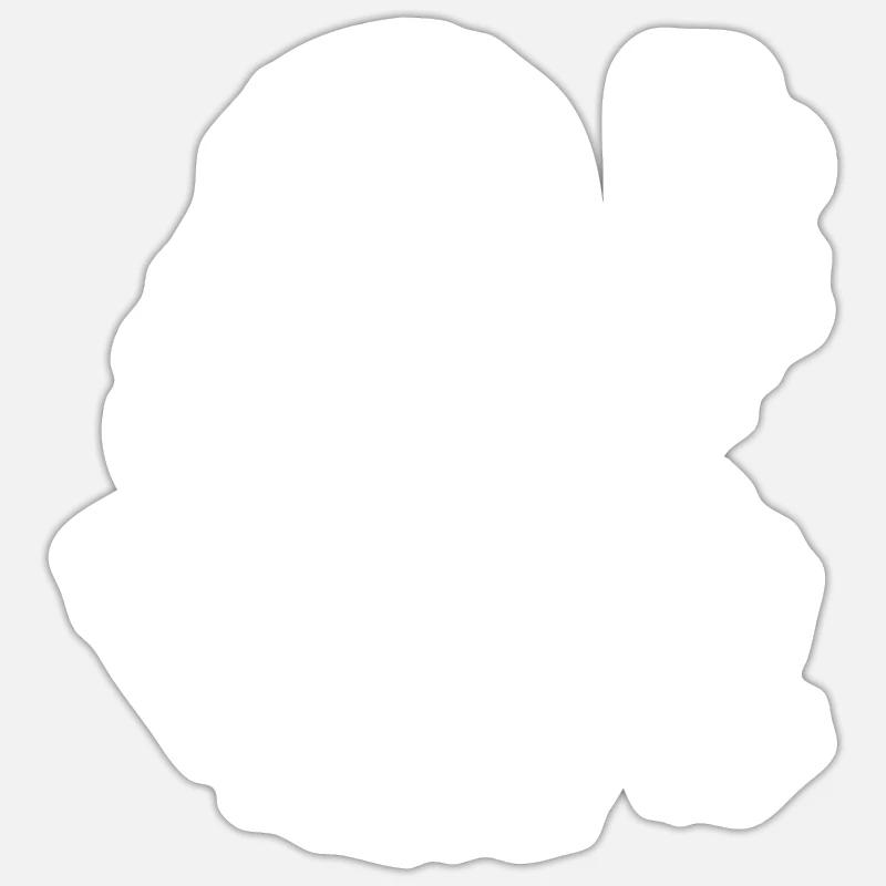 Benjamin Franklin raucht Gras Sticker Größe S (10 x 10 cm)