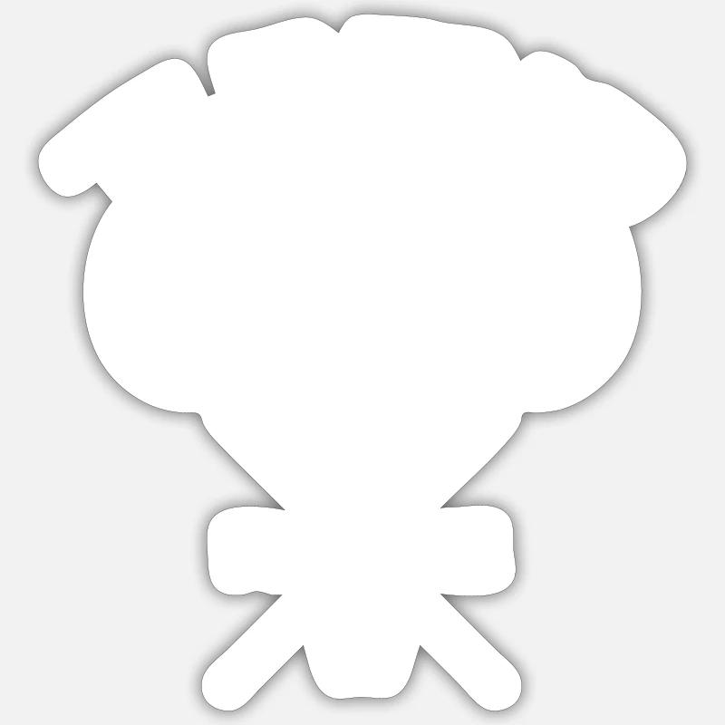 Tuning Crew - Sticker size S (10 x 10 cm) - white matte