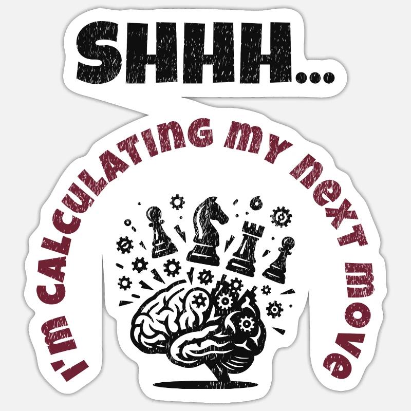 Mode de calcul activé Sticker taille S (10 x 10 cm)