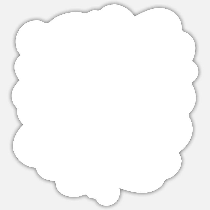 Braut Support Team - Sticker Größe S (10 x 10 cm) - Mattweiß