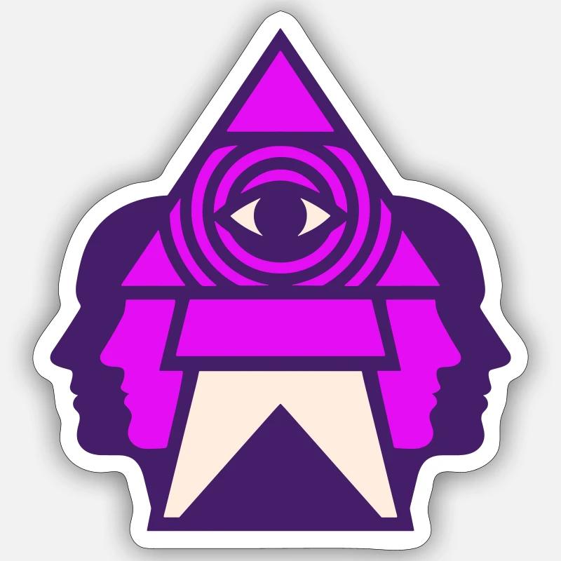 Third Eye Logo Sticker size S (10 x 10 cm)