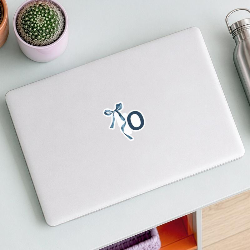 Monogramm oder Geschenkidee Sticker Größe S (10 x 10 cm)
