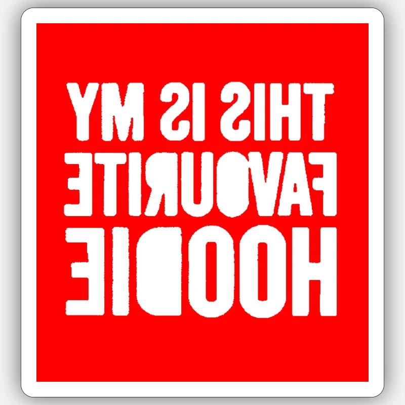 Ma citation préférée sur le sweat à capuche Sticker taille S (10 x 10 cm)