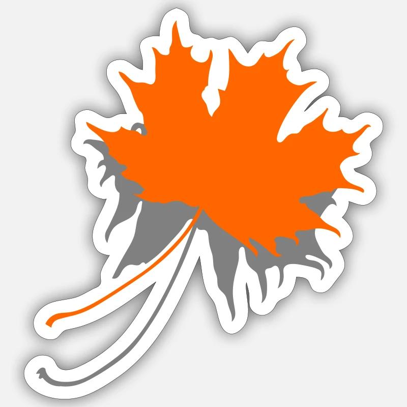 Maple leaf Sticker size S (10 x 10 cm)