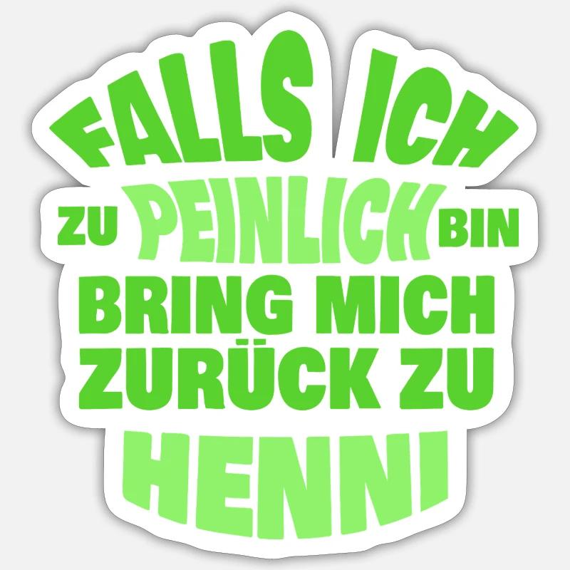 h - Sticker taille S (10 x 10 cm) - blanc mat