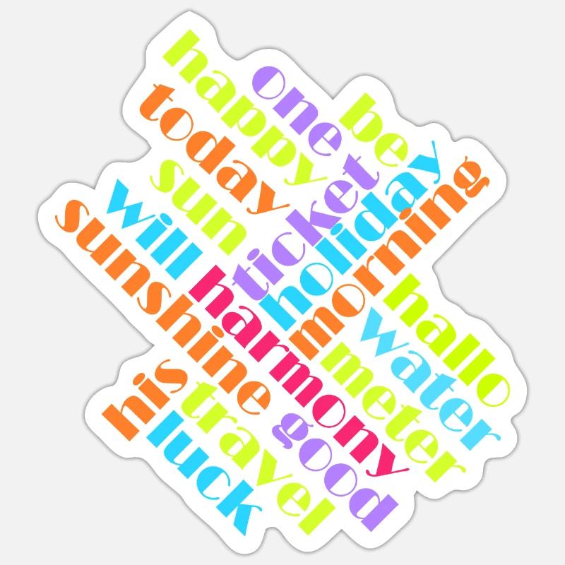 Sticker Größe S (10 x 10 cm) - 