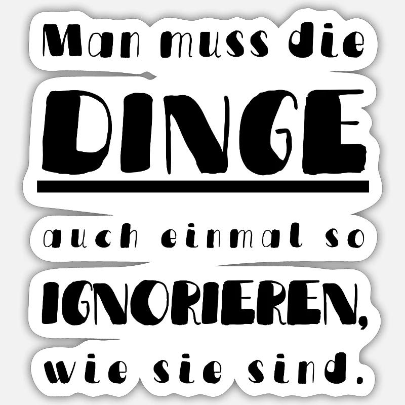 Some things Sticker size S (10 x 10 cm)