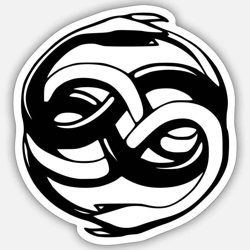 Sandworm Auryn - Sticker size S (10 x 10 cm) - white matte