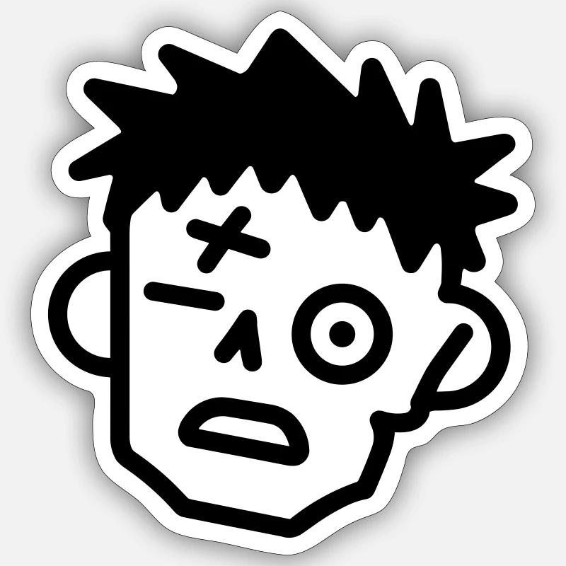 zombie Sticker size S (10 x 10 cm)