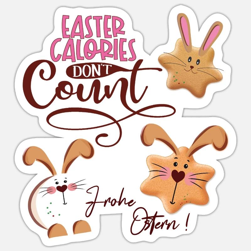 Easter joy Sticker size S (10 x 10 cm)
