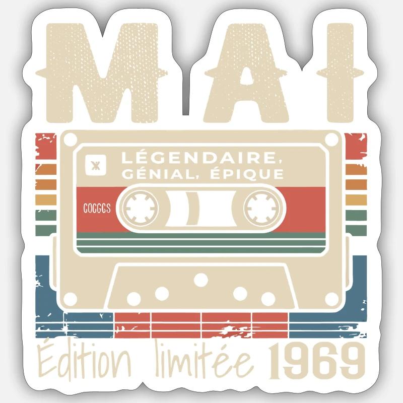 Sticker taille S (10 x 10 cm) - 