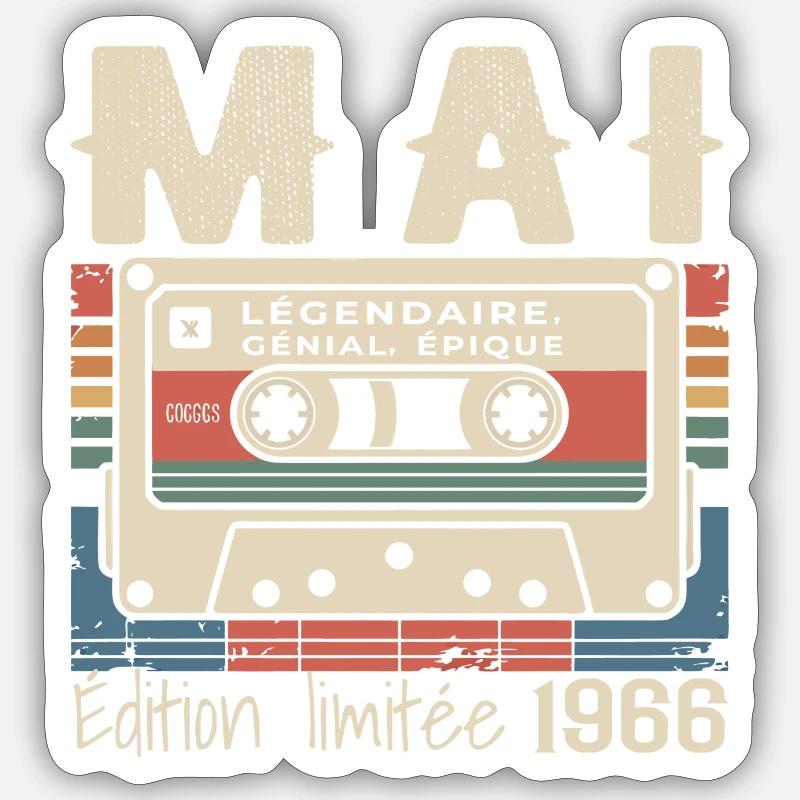 Sticker taille S (10 x 10 cm) - 