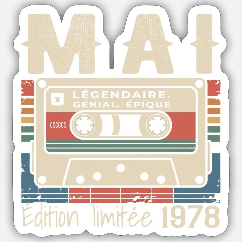 Sticker taille S (10 x 10 cm) - 