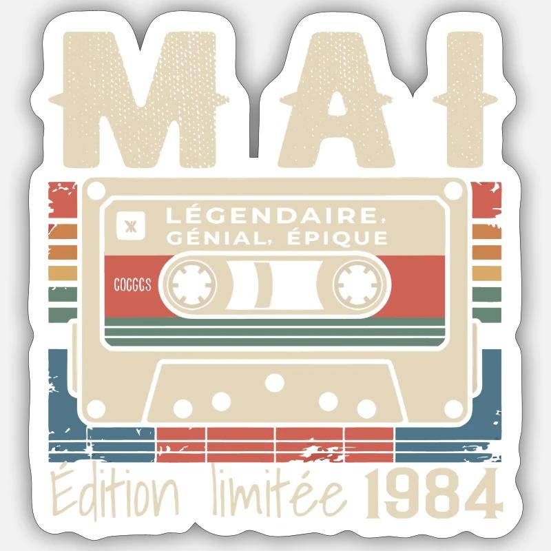 Sticker taille S (10 x 10 cm) - 